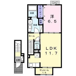 スマイルセレクト【2階】の間取り