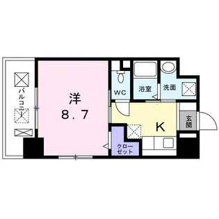 カーサ プリンセス【7階】の間取り