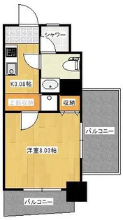 モトサウンドビル【8階】の間取り