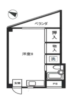 CALM FLAT【2階】の間取り