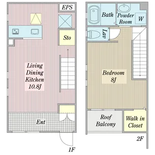 風樹荘の間取り