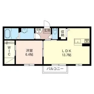 グラシア【2階】の間取り