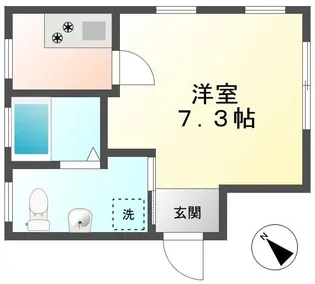 レガーロ国立【3階】の間取り