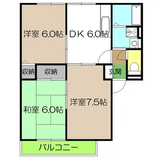 シオン神田I【1階】の間取り