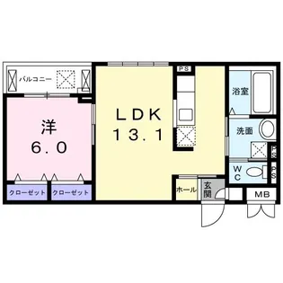 トミー コンフォート【2階】の間取り