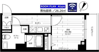 グランドコンシェルジュ日本橋水天宮【7階】の間取り