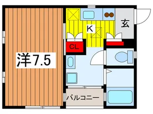 グリ-ンヒル本太【1階】の間取り