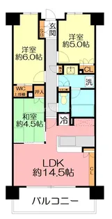 プレシス本厚木レジデンス【13階】の間取り