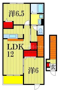 アメニティーC【2階】の間取り
