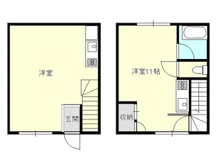 那須ウィスタリアコート【2階】の間取り