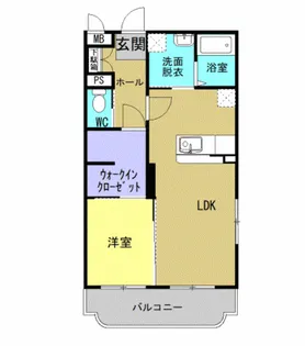 ハレレア【1階】の間取り