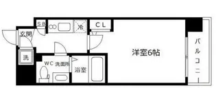 エスリード梅田グランノース【4階】の間取り