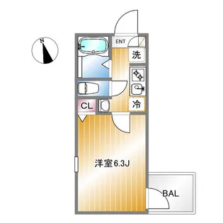 Wing HANEDA【2階】の間取り