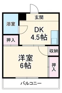 リバーサイドハイツ【3階】の間取り