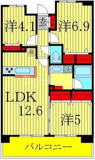 プレシャスタワー柏【2階】の間取り
