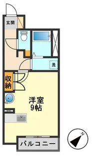 レオネクストセレノ【1階】の間取り