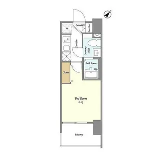 La Douceur四ツ木West【12階】の間取り