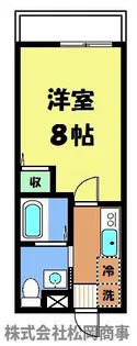 フラッティ智恵光院【4階】の間取り