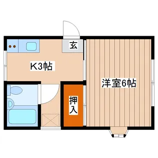 コーポ白沢【2階】の間取り