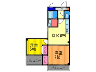 ジョリーコートノムラ【6階】の間取り