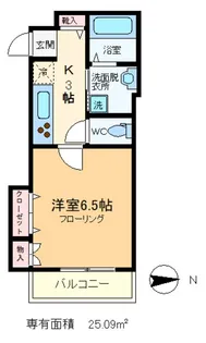 ヘーベルメゾン亀戸【3階】の間取り