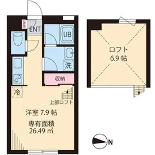 桜森スクエアI【2階】の間取り