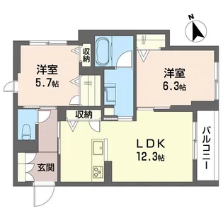 ピステン M【2階】の間取り