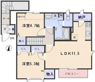 モリエールIIの間取り