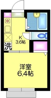 シャーメゾン・ペルレ【2階】の間取り