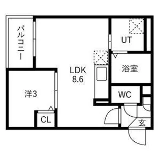 Jack miyaharaII【1階】の間取り