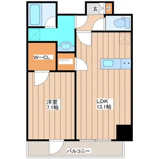 CLASSEUM仙台新寺通【2階】の間取り