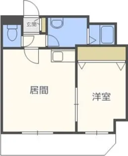 美工ビル【2階】の間取り