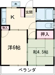 第2鑓溝荘【1階】の間取り