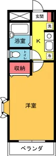 エスポワール松浪【1階】の間取り