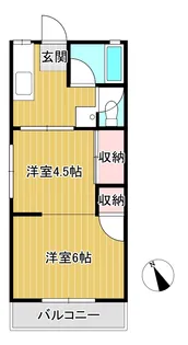コーポそれいゆ【2階】の間取り