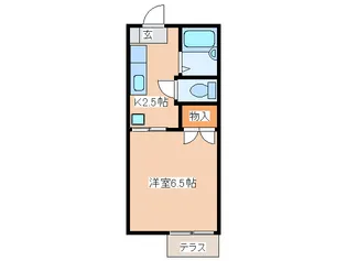 フロイデンハイム【1階】の間取り