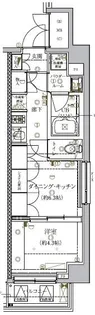 セジョリ南麻布【7階】の間取り