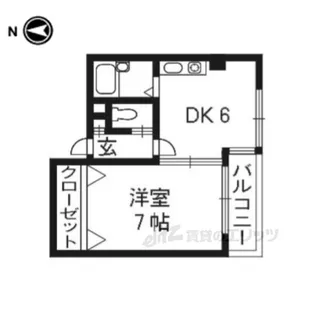 グリーンヒル鞍馬口【2階】の間取り