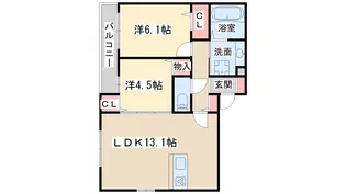 AUREA【3階】の間取り