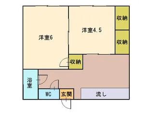 村上ハイツ【2階】の間取り