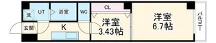 朱雀館【2階】の間取り