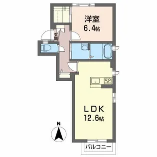 ドミール・サン【2階】の間取り
