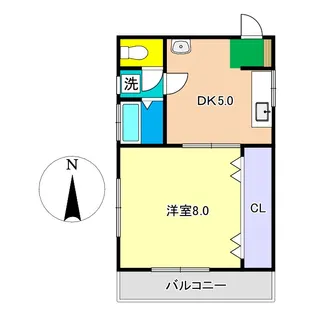 アルカサール.アン【1階】の間取り
