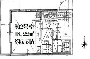 リーヴェルポート横浜南浅間【3階】の間取り
