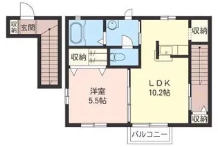 パインズD【2階】の間取り