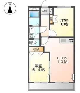 アメニティーハイツ2【2階】の間取り