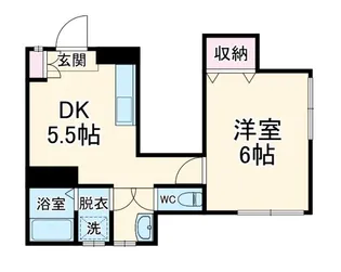 村上ハイツ【1階】の間取り
