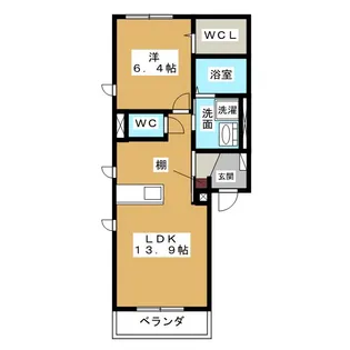 スペランツァ【3階】の間取り