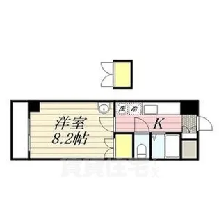 ロイヤル天神南【3階】の間取り