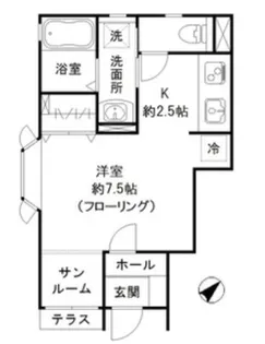 CASA DOMANI【1階】の間取り